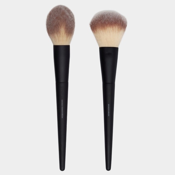 LITHE Beauty The Essential Face Brush Set | Bronzer Brush + Tapered Brush | NEW - Picture 1 of 9
